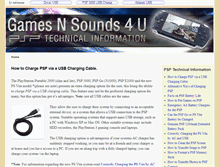 Tablet Screenshot of gamesnsounds4u.com
